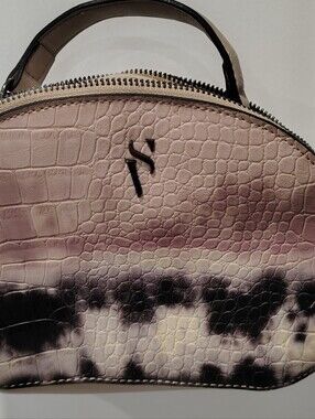 Vera Wang Black and Cream Crossbody Bag